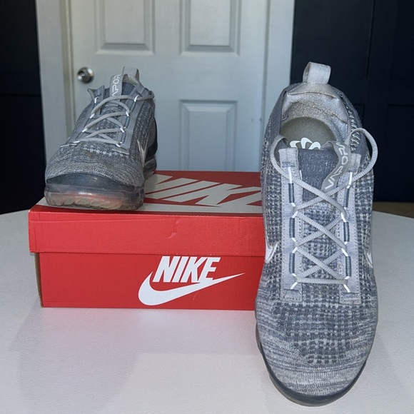 Nike Air VaporMax 2021 FK “Armory Blue Smoke Grey” Men’s Size 10 - Picture 3 of 9